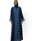 AQUAMARINE WAVES ABAYA