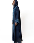 AQUAMARINE WAVES ABAYA
