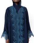 AQUAMARINE WAVES ABAYA