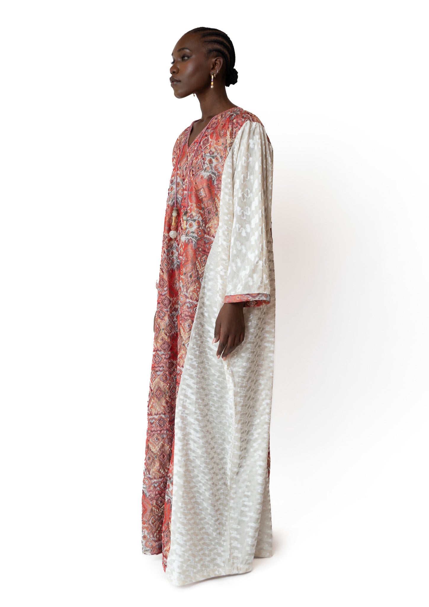 VELOURA BLUSH JALABIYA