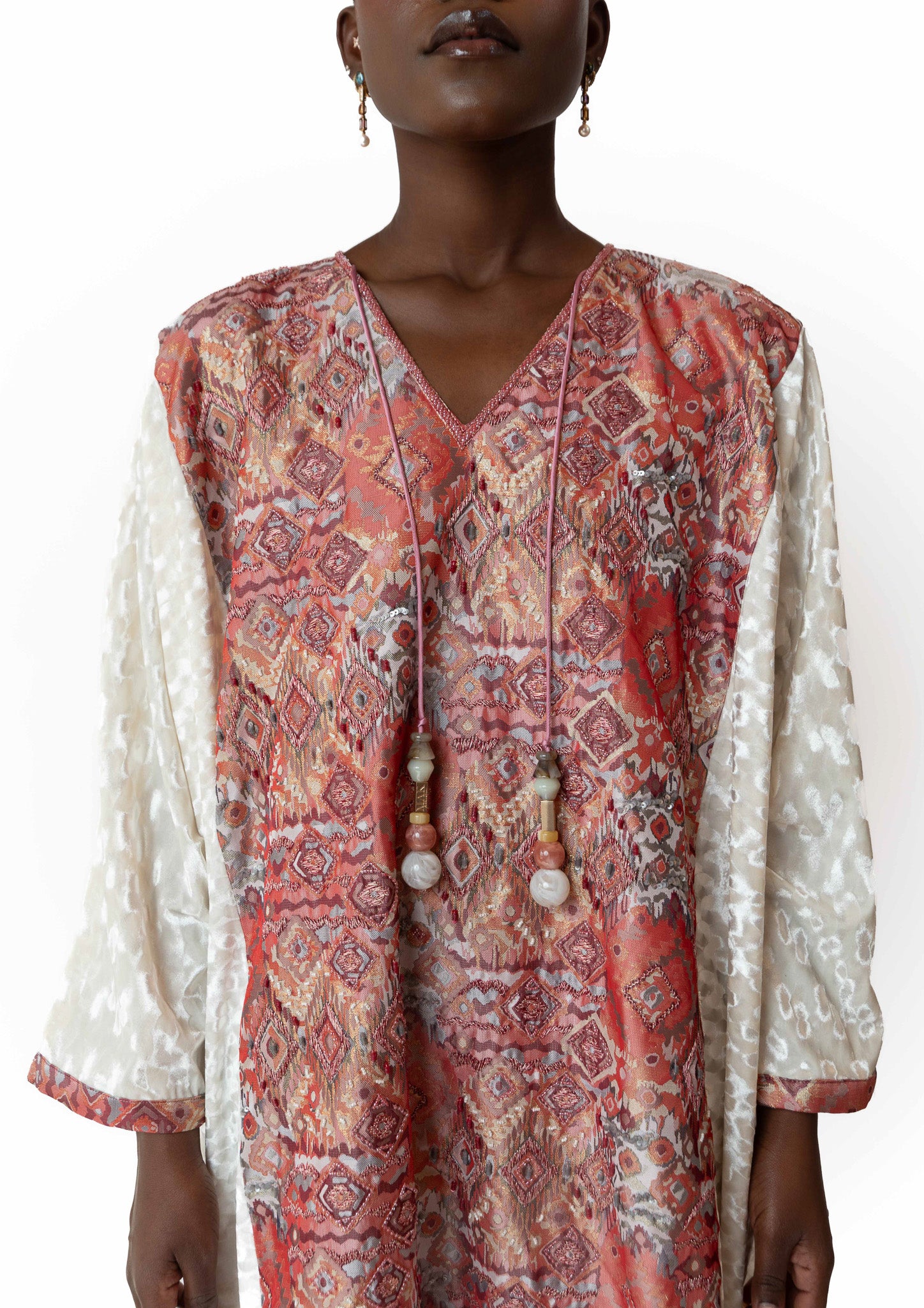 VELOURA BLUSH JALABIYA