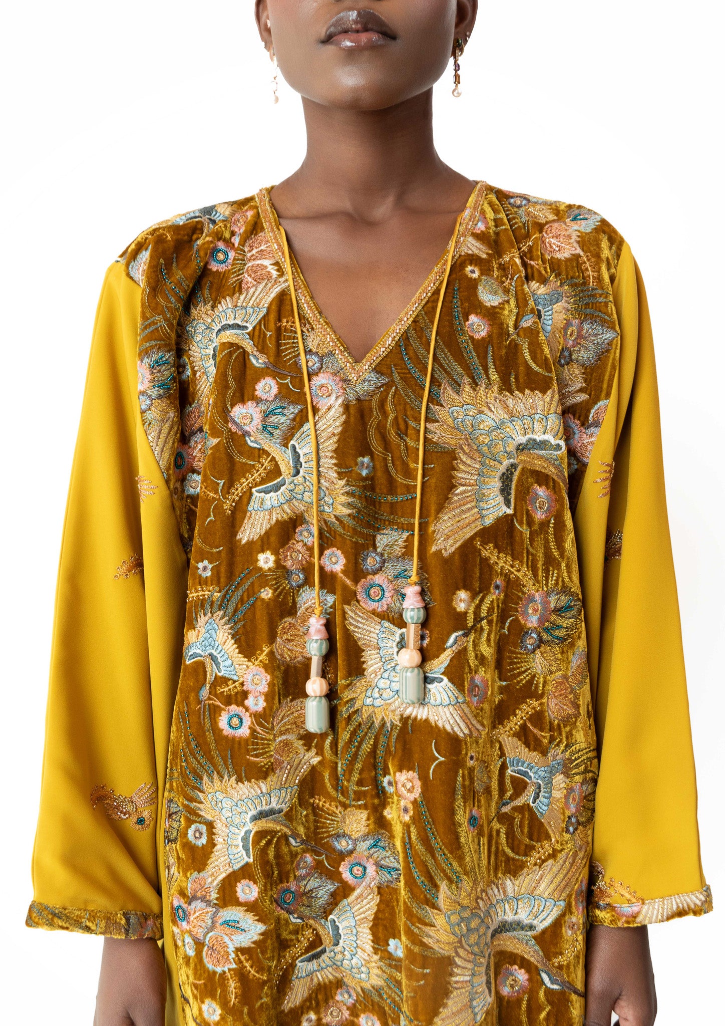 CELESTIAL GARDEN IN MUSTARD