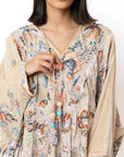 BEADED JEWELS IN BEIGE