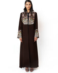 CROWNLINE ABAYA IN BROWN