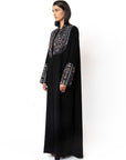 CROWNLINE ABAYA IN BLACK