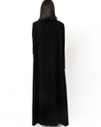 CROWNLINE ABAYA IN BLACK
