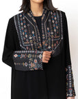 CROWNLINE ABAYA IN BLACK