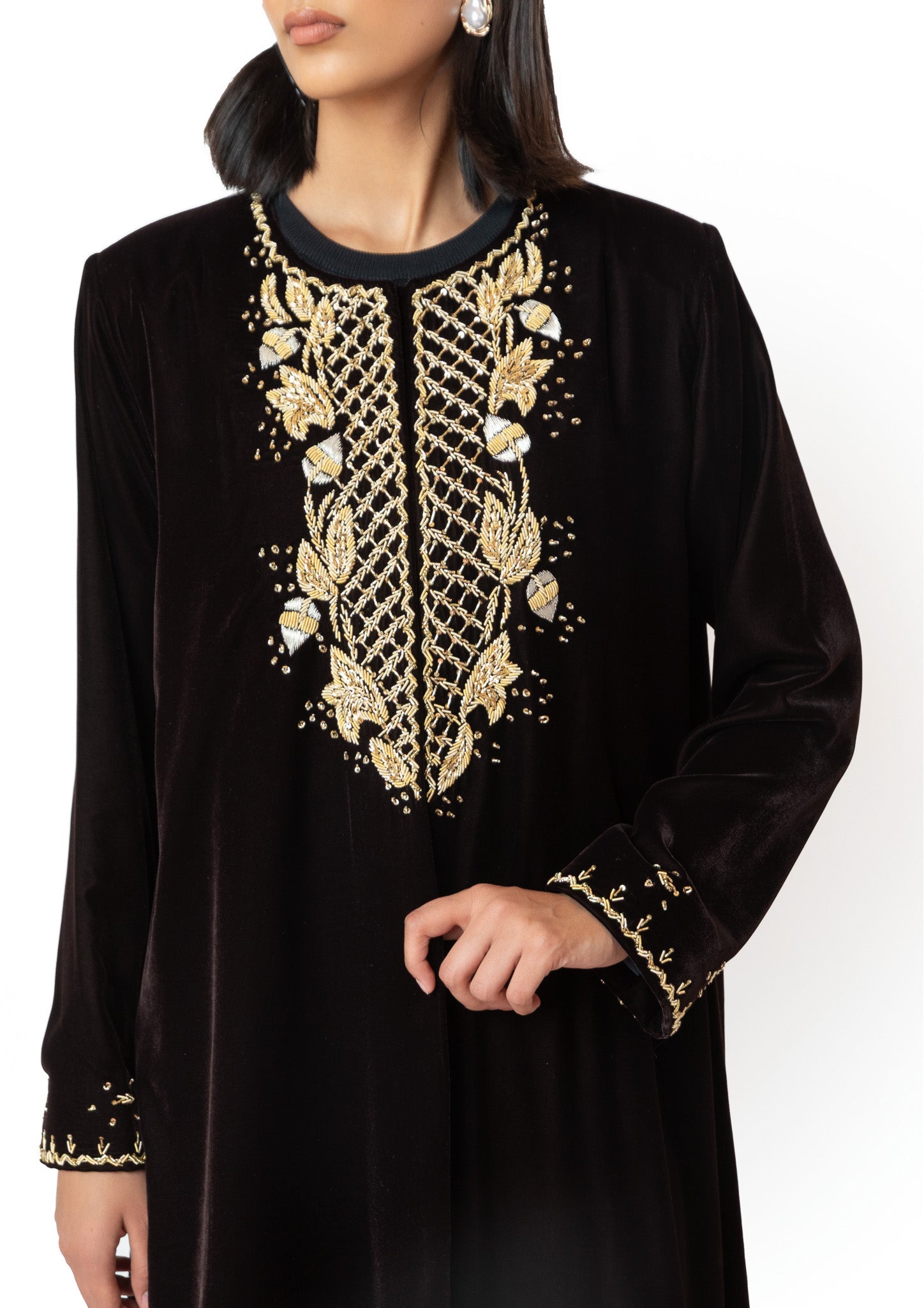 GILDED BRONZE ABAYA