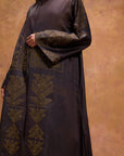 The Echoes of Gold Abaya