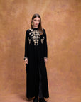 Twilight Loom Abaya in Cream
